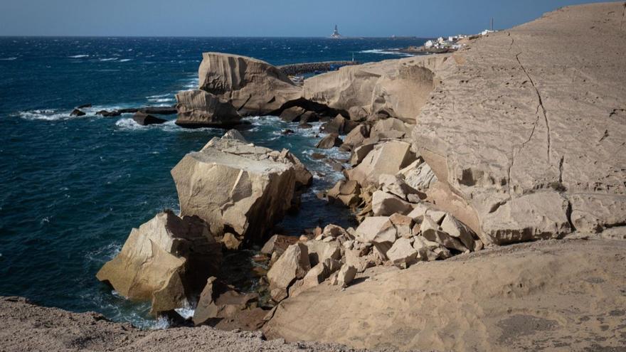 katastrofa na teneryfie zawalenie sie skaly mirador de la piedra grande