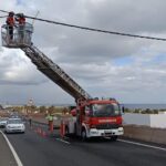 dramatyczne chwile na autostradzie lanzarote