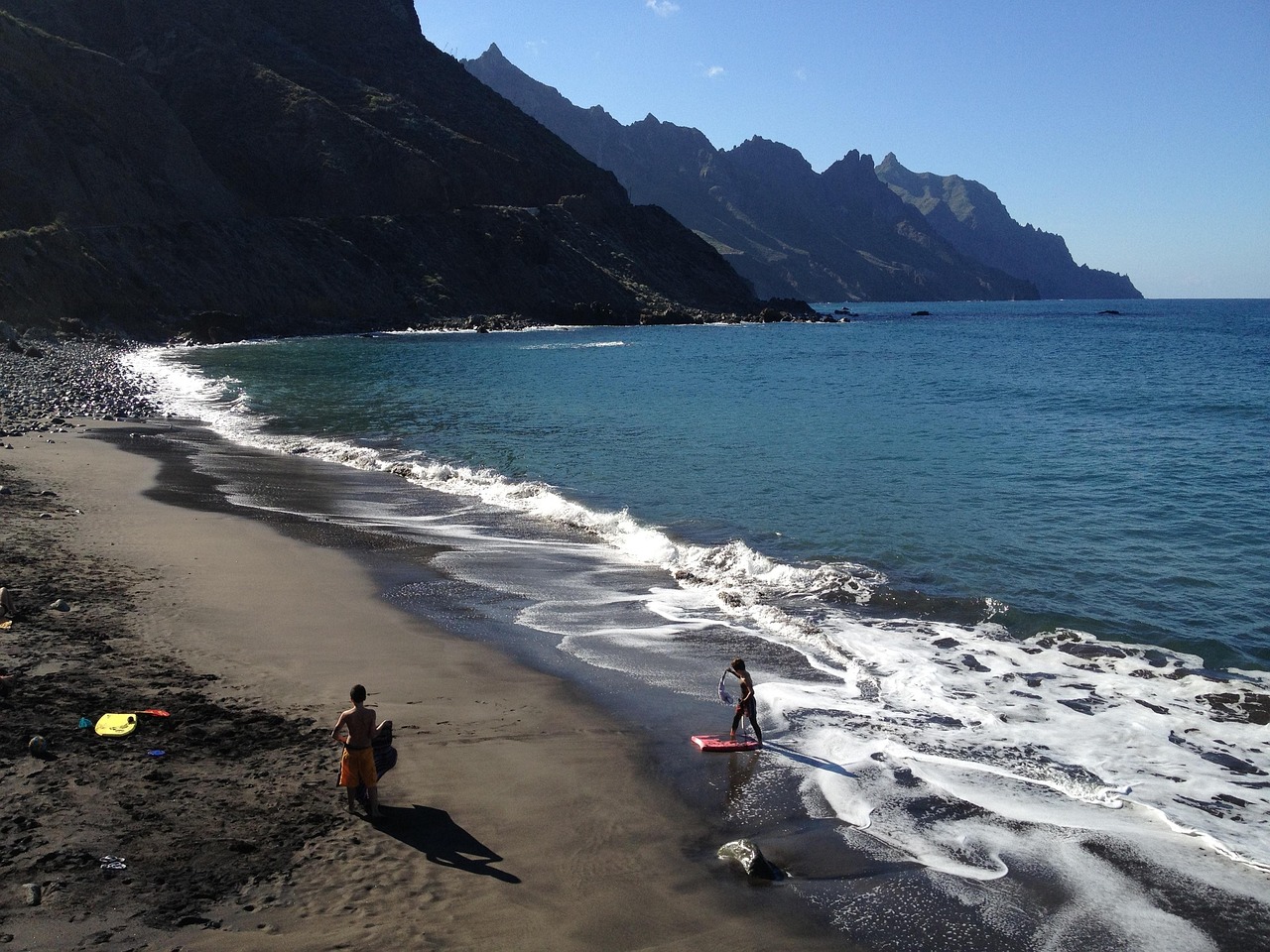 tenerife, beach, mountains, sea, canary islands, lava, waves, ocean, nature, vacations, tenerife, tenerife, tenerife, tenerife, tenerife