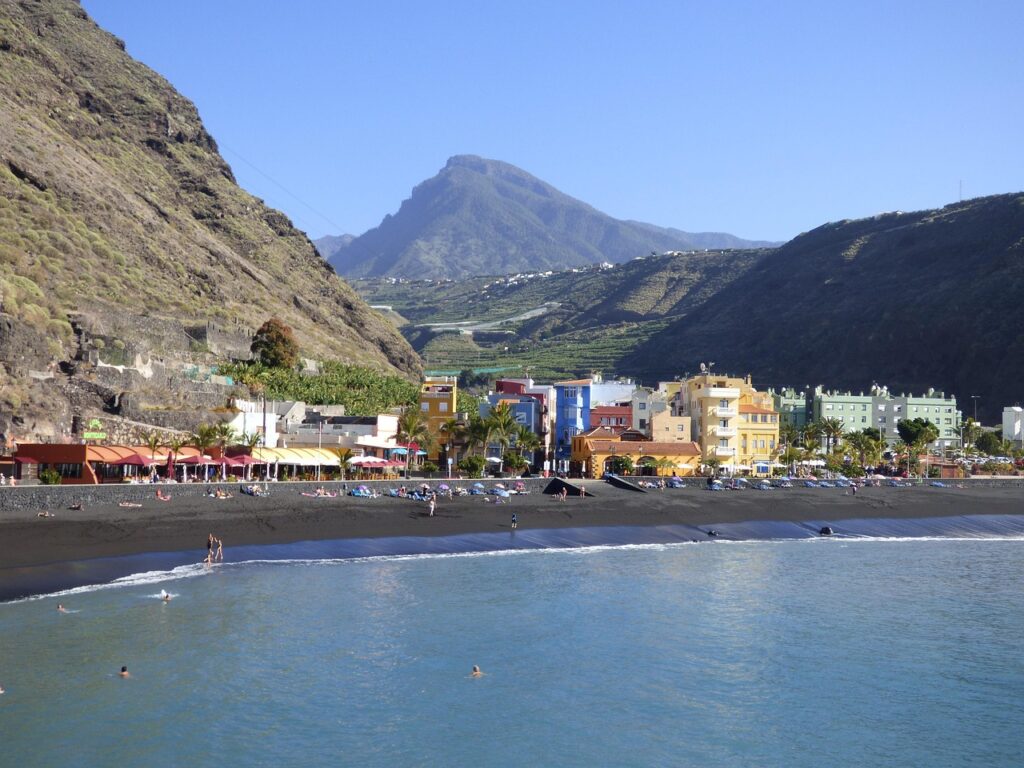 la palma, puerto tazacorte, beach