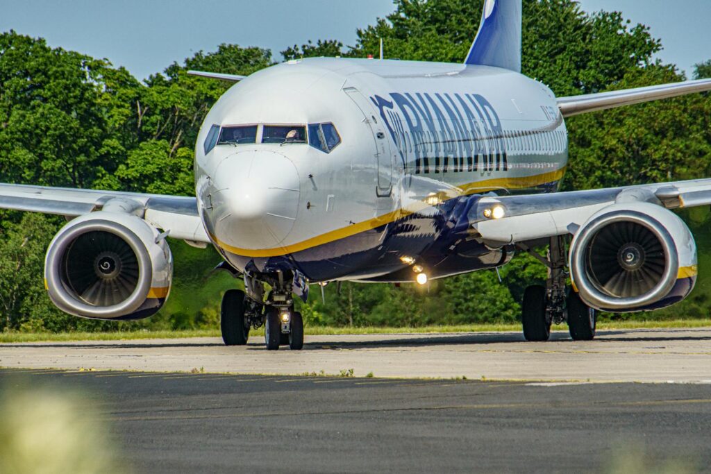 Plane landing or taking off leeds and bradford airport