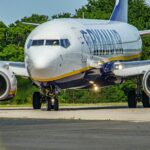 Plane landing or taking off leeds and bradford airport