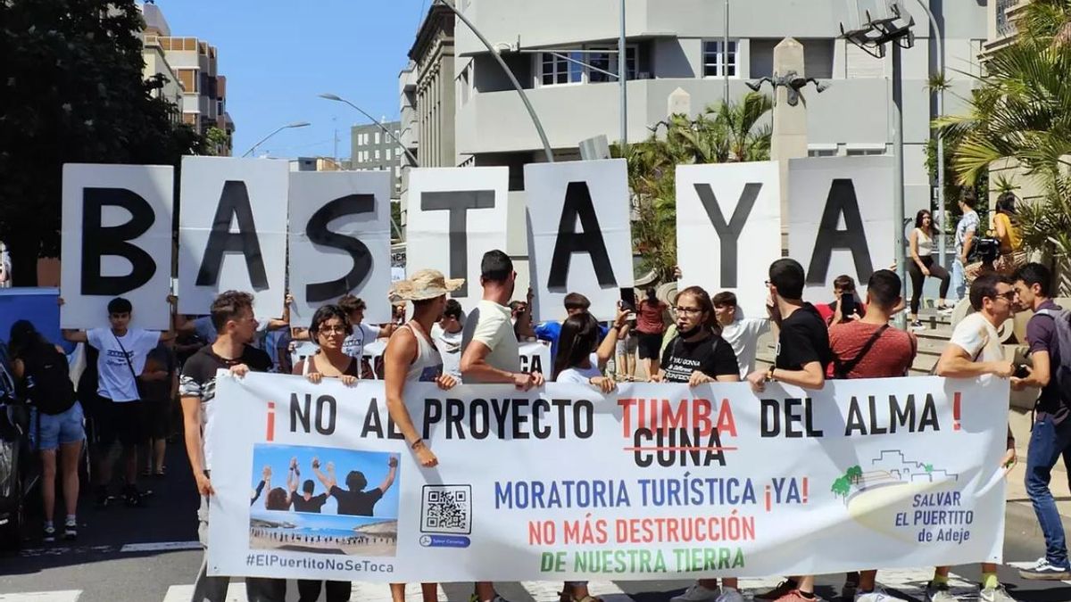 protesty Teneryfa Cuna del Alma