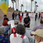 protesty na gran canarii przeciwko militaryzacji wysp