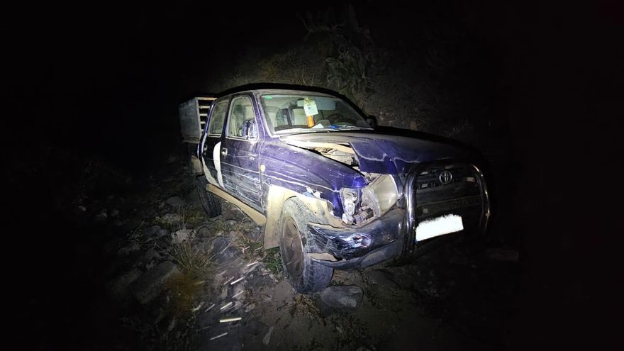 szalony poscig w las palmas zlodziej zniszczyl 5 aut