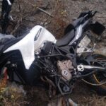 dramatyczny wypadek motocykla w las palmas kierowca walczy o zycie