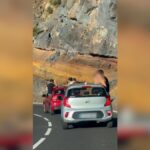 guardia civil ukarala turystow za niebezpieczna jazde po teide