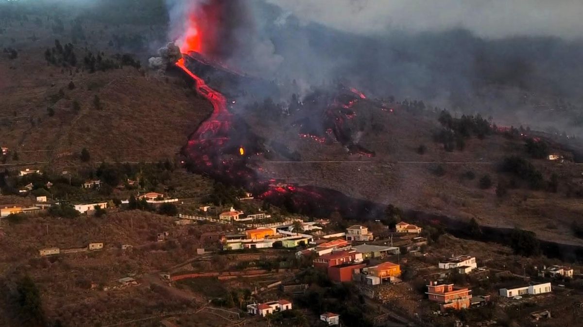 erupcja wulkanu La Palma 2021