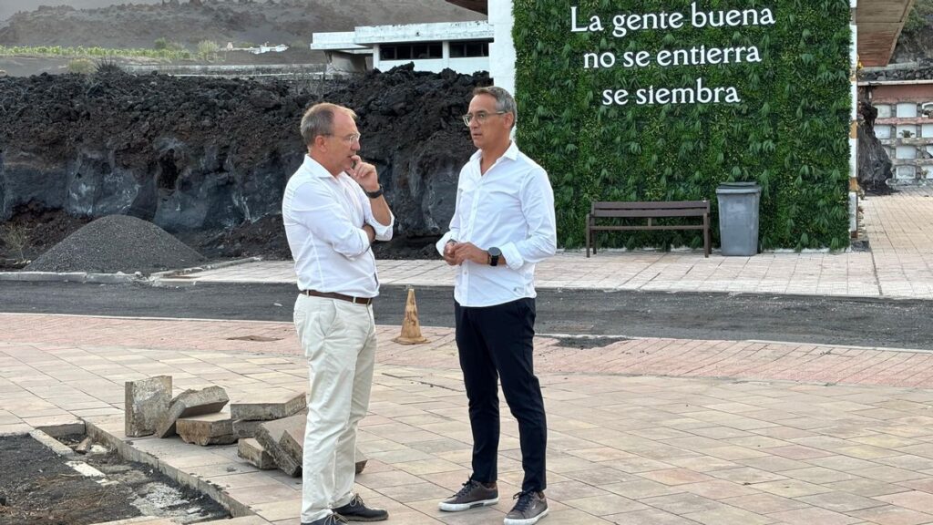 odbudowa cmentarza po erupcji wulkanu na la palmie