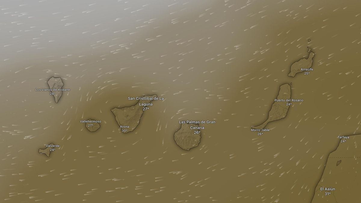 ostrzeżenia meteorologiczne Wyspy Kanaryjskie