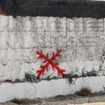 wandalizm muralu z flaga palestyny na lanzarote potepiony