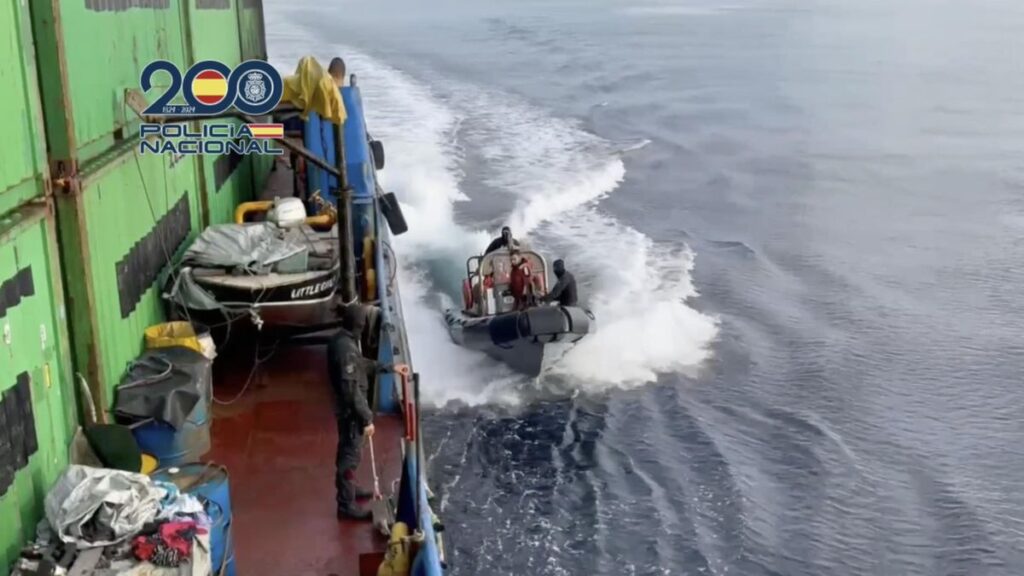 Policja przechwyciła 4 tony kokainy u wybrzeży Wysp Kanaryjskich