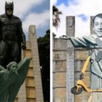 Pomnik Franco: Batman czy burmistrz na deskorolce?