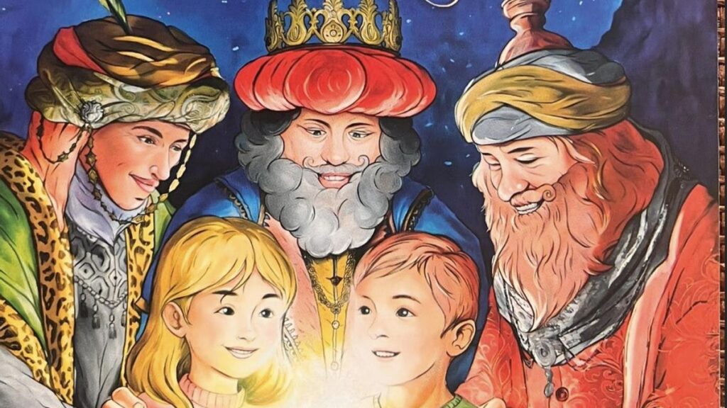 Baltazar biały plakat Los Realejos