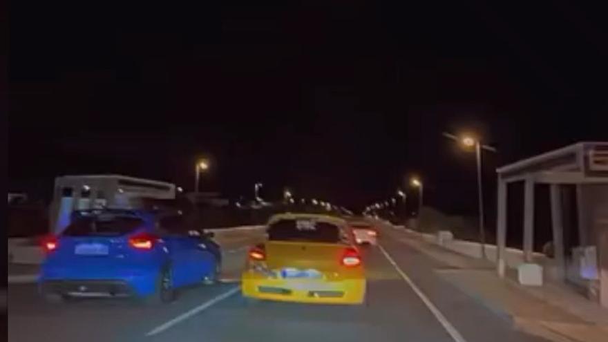 nielegalne wyścigi na Lanzarote