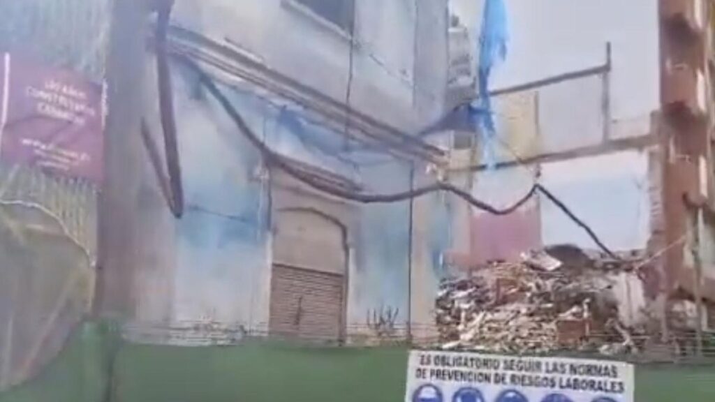 desalojo pensjonatu las palmas ryzyko zawalenia