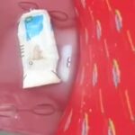 litr mleka zrzucony na autobus z dziecmi las palmas