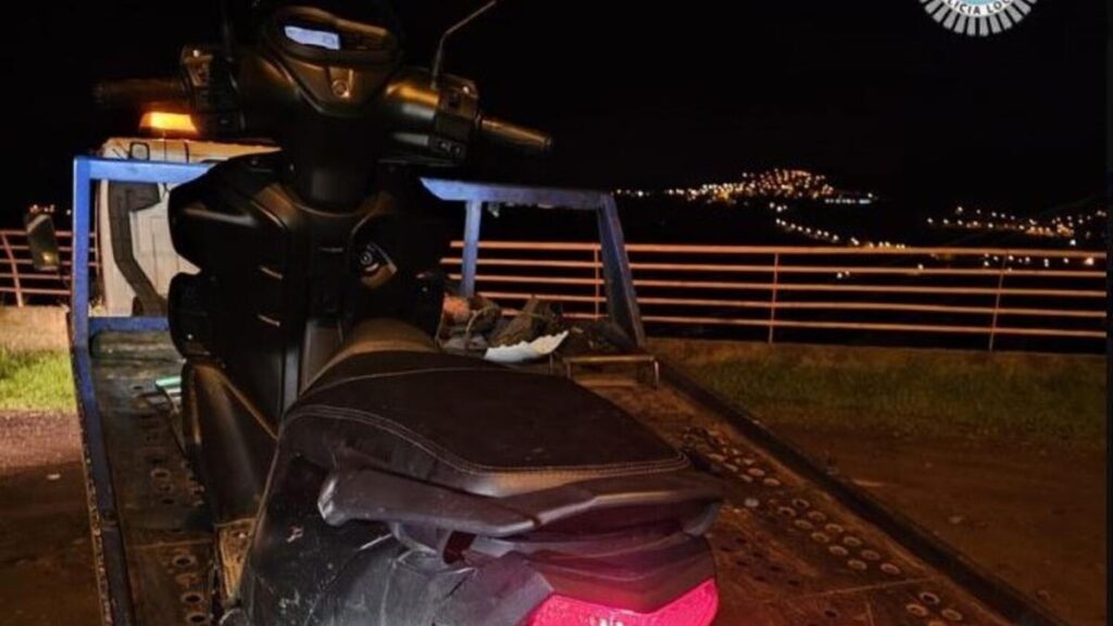 policja las palmas interwencje motocykle nieletni kierowca