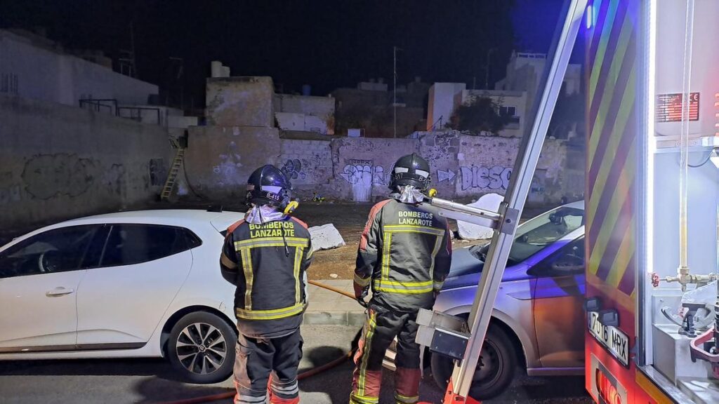 pozar opuszczonego domu arrecife ratunek migrantow