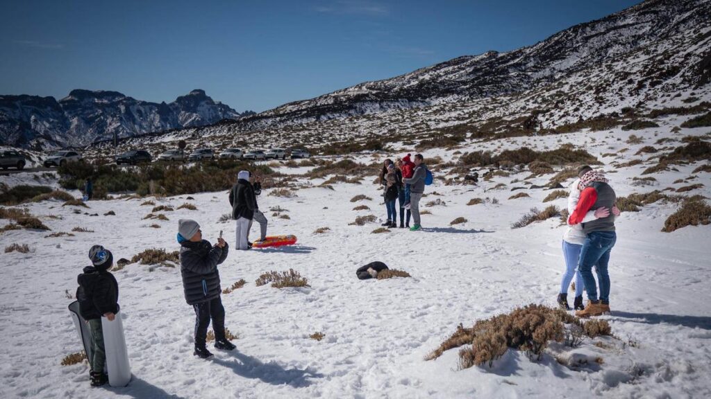 teide snieg operacja zabezpieczenia ruchu teneryfa