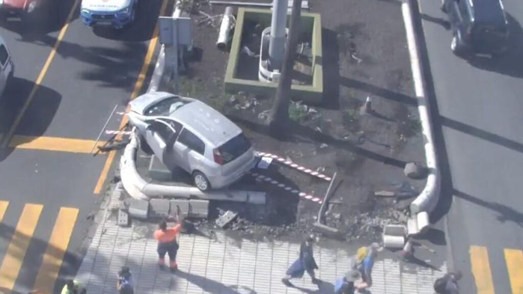 wypadek rotunda belen maria las palmas gran canaria