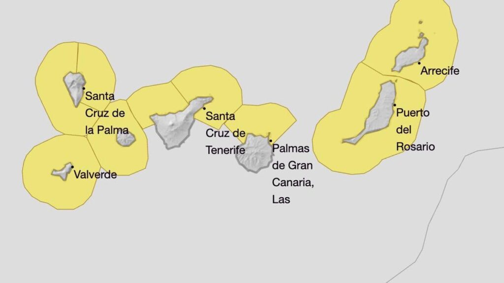 alert pogodowy silne falowanie wyspy kanaryjskie