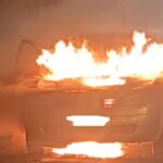 pozar samochodu autostrada gc1 gran canaria