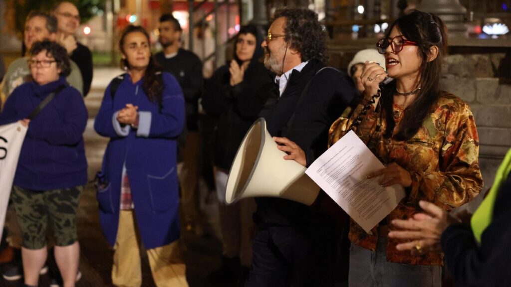 protest przeciwko bezprawnym eksmisjom gran canaria