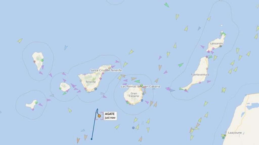 statek widmo ropa rosyjska wyspy kanaryjskie