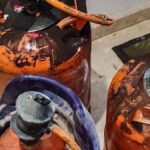 wyciek gazu butla samochod lz 20 lanzarote interwencja strazakow