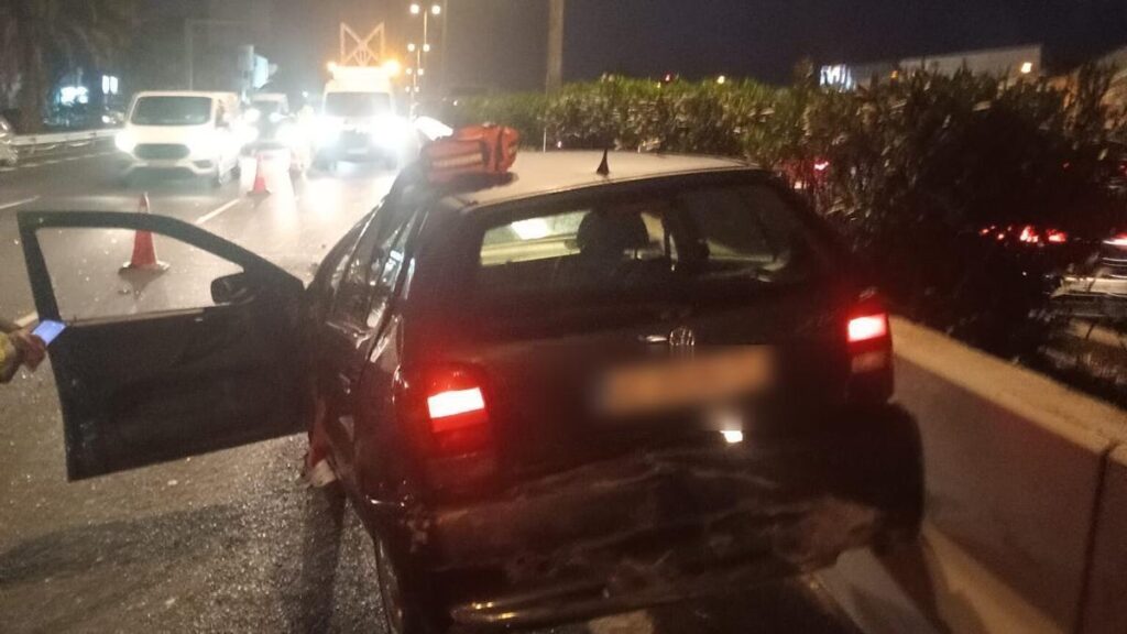 wypadek autostrada gc 1 telde korki gran canaria