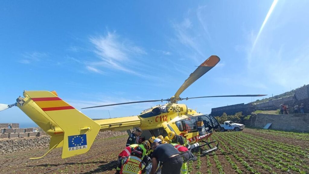 wypadek samochodowy santa maria de guia gran canaria