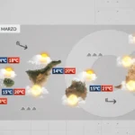 burza therese wiatr deszcz wyspy kanaryjskie marzec 2026