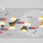 pogoda wyspy kanaryjskie 20 marca 2026 front burzowy
