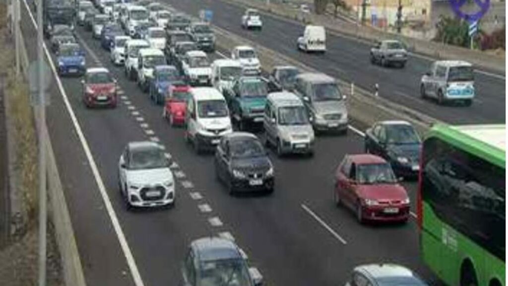 wypadek tf5 la laguna korki motorzysta