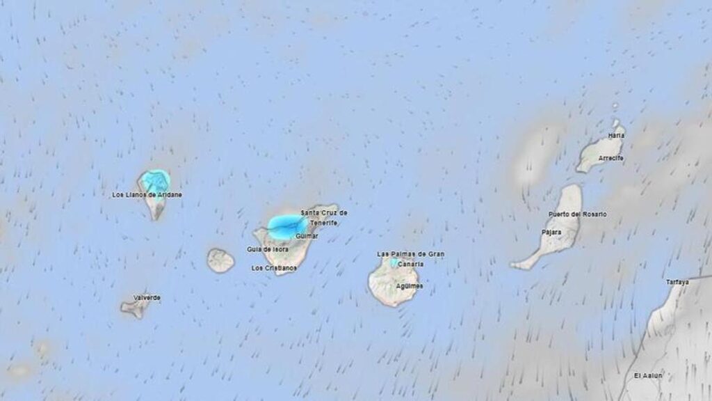 pogoda kanary niedziela dana zbliza sie