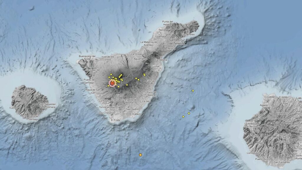 aktywnosc sejsmiczna teneryfa teide
