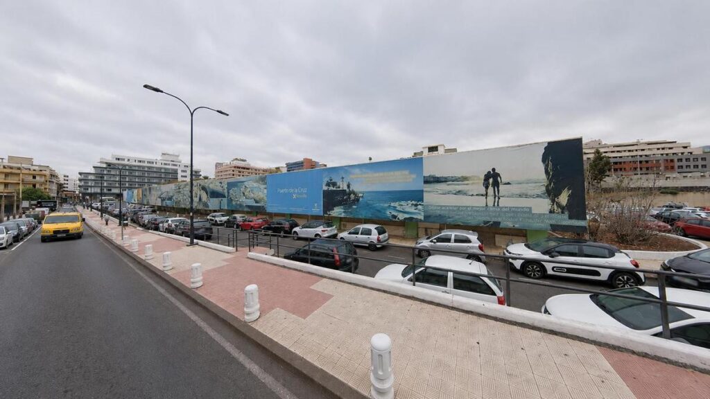 wyburzenie dworca autobusowego puerto de la cruz