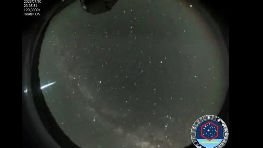 nocny bolid kanary sting observatorium