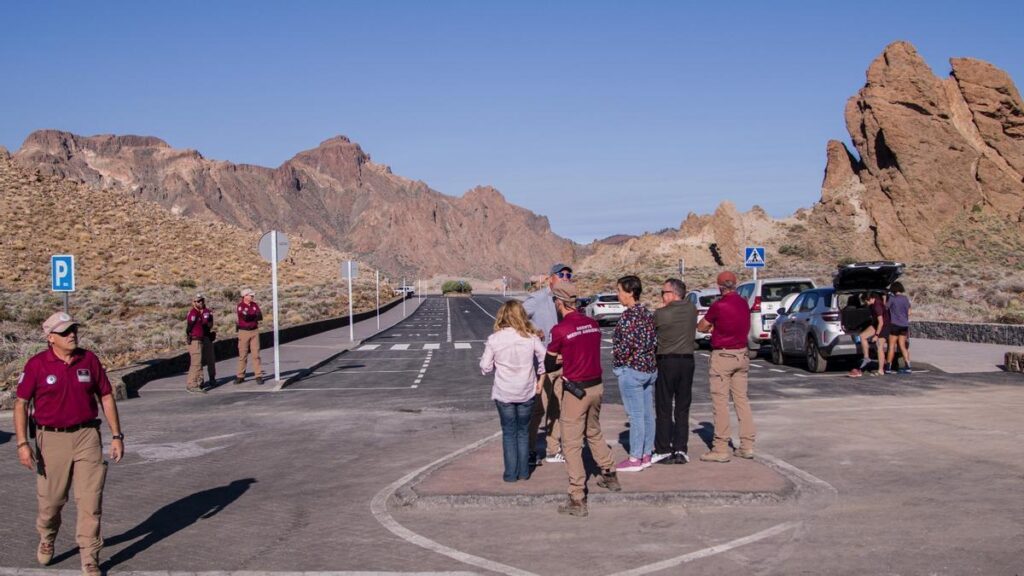 nowe parkingi park teide la ruleta canada blanca