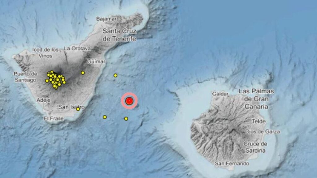 trzesienie ziemi 301 teneryfa gran canaria poniedzialek 27 lipca 2026