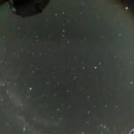 zielony bolid kanary niebo astronomowie