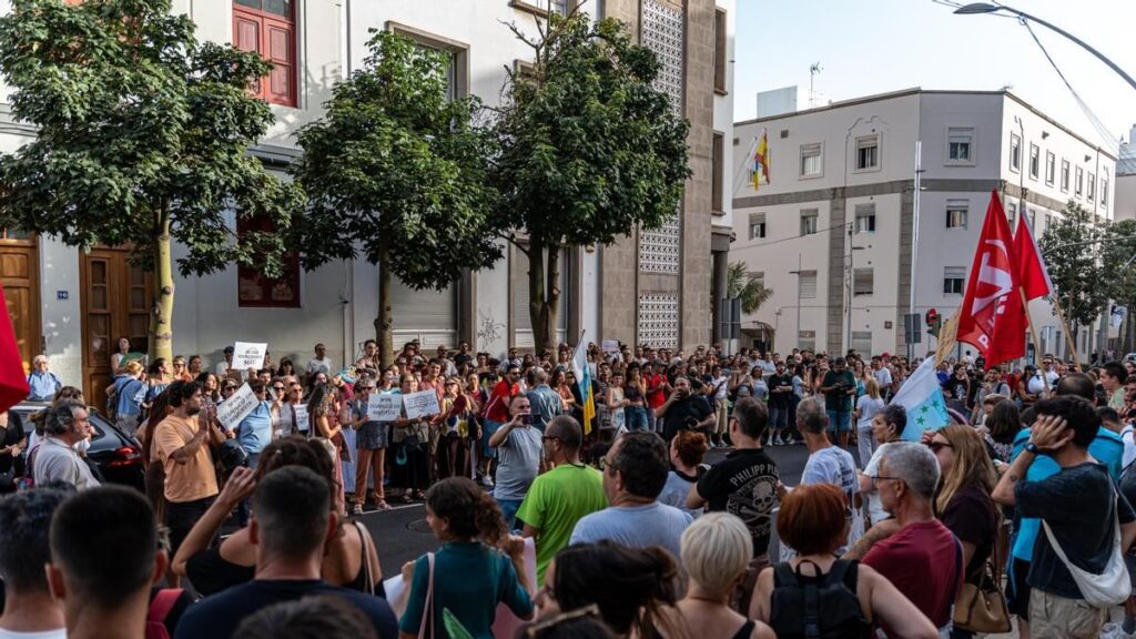 eksmisja wstrzymana protest teneryfa