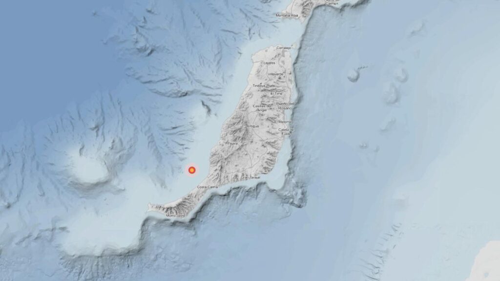 trzesienie ziemi fuerteventura magnituda 3 2